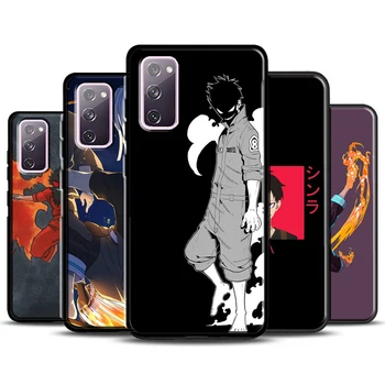 Shinra Fire Force Манга Аниме Чехол Для Samsung Galaxy S22 Ultra S20 FE S8 S9 S10 e Note 10 Plus Note 20 S21 Ultra Coque