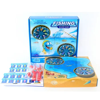 Настольная игра на рыбалку Для семьи / Вечеринки Взаимодействие Родителей с детьми Забавная Игра С Инструкциями на английском языке